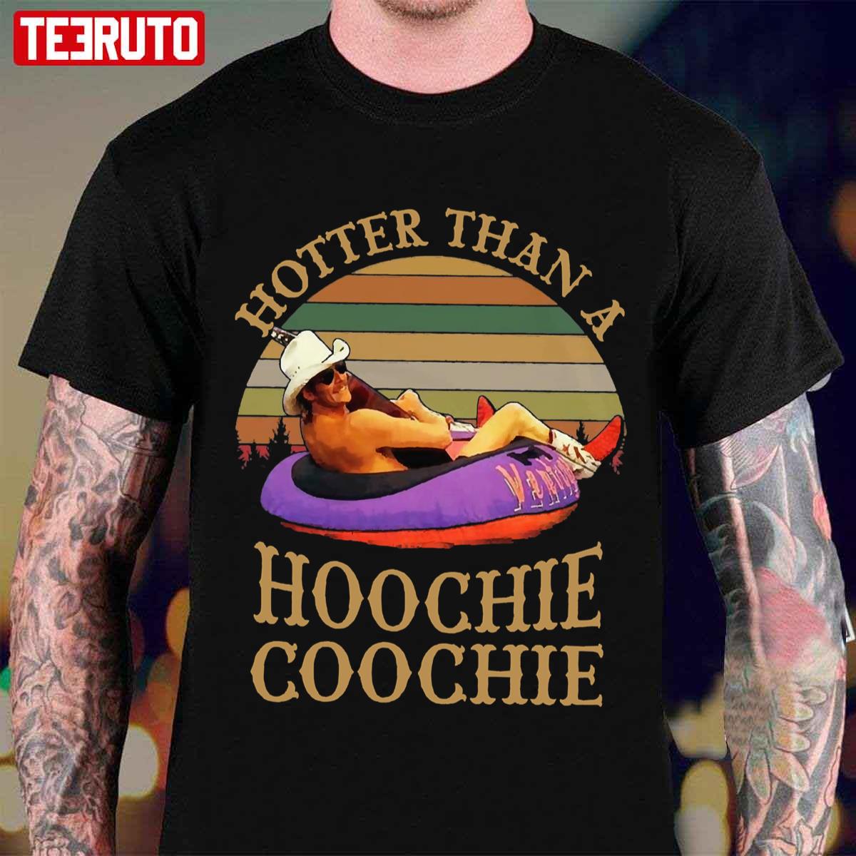 Hotter Than A Hoochie Coochie Vintage Unisex T-Shirt