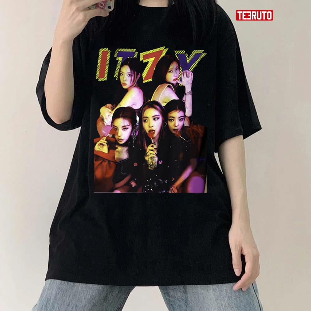 Itzy Group Kpop Bootleg Vintage Style T-Shirt