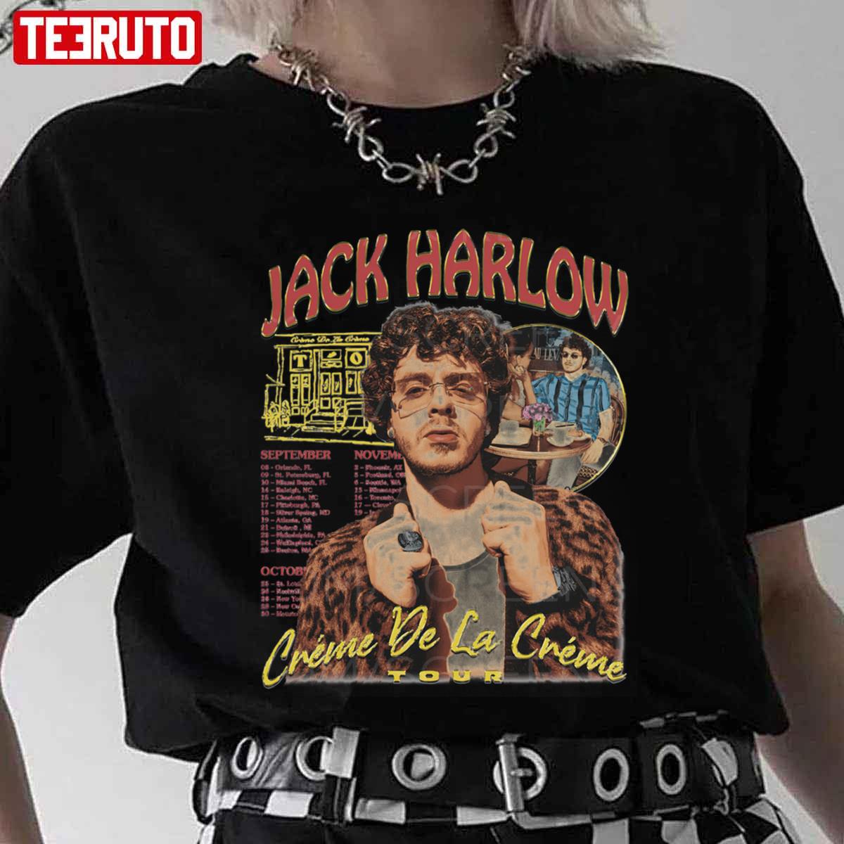 Jack Harlow 2021 Crème De La Tour Rapper Bootleg 90s Unisex T-Shirt