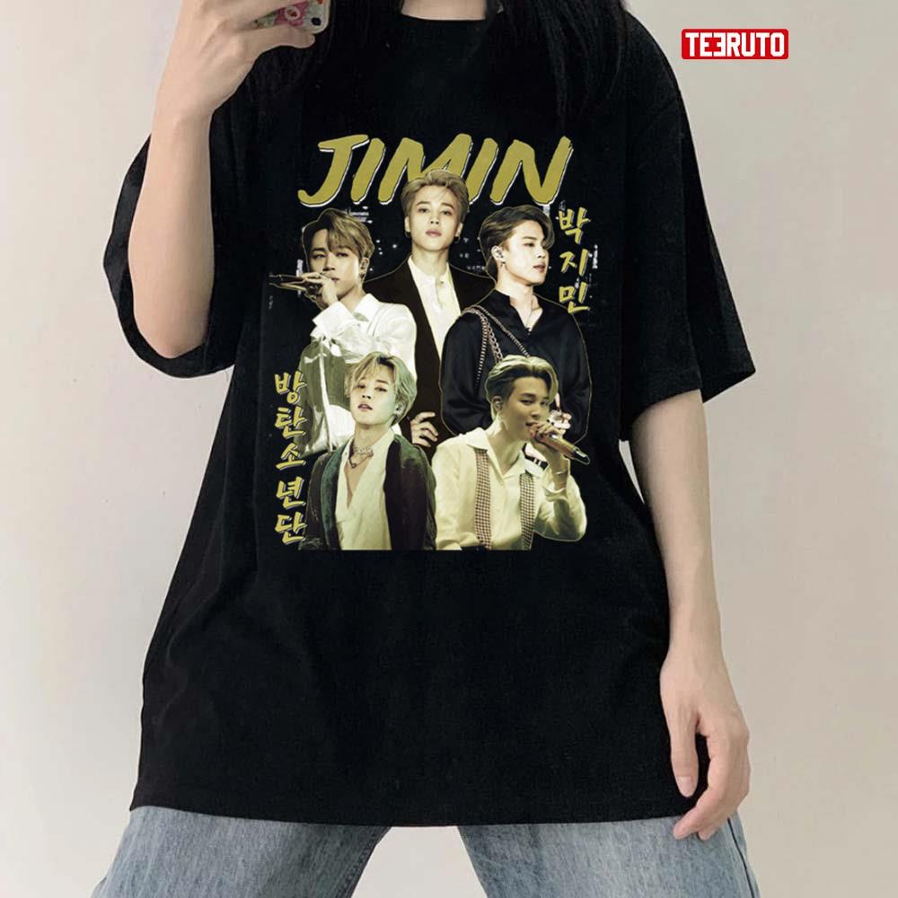Jimin Kpop Bts Bangtan Bootleg Vintage Style T-Shirt