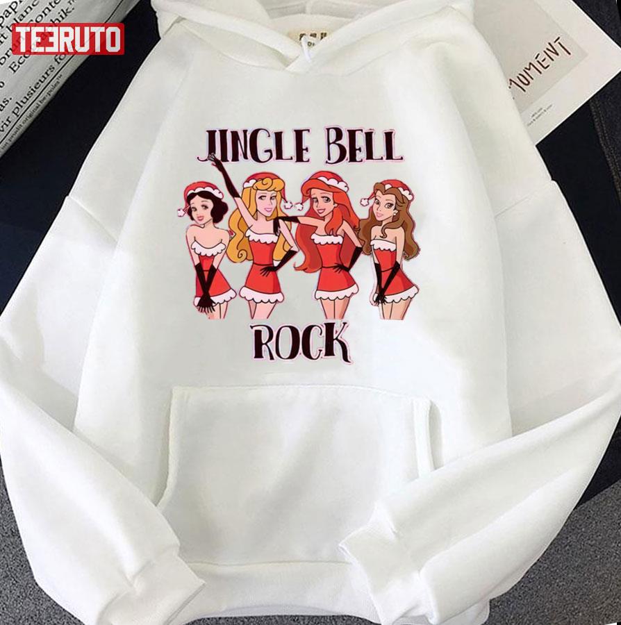 Jingle Bell Rock Disney Princess Christmas Unisex Sweatshirt - Teeruto