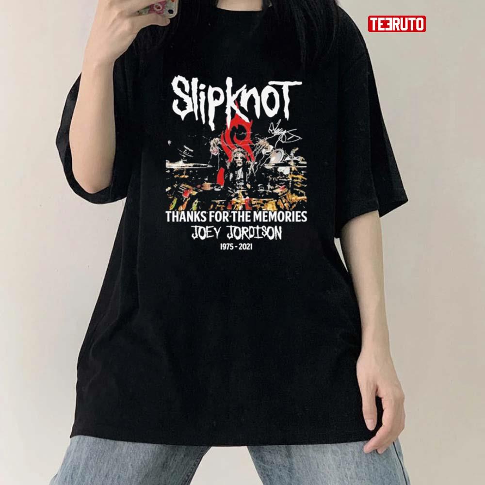 Joey Joroison Slipknot Rock Band Thanks For The Memories 2021 Unisex T-Shirt