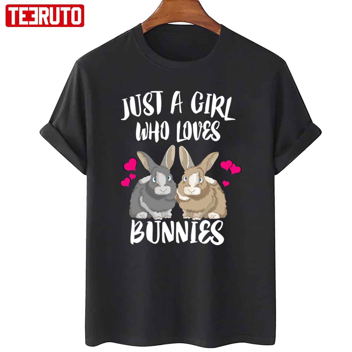 Just A Girl Who Loves Bunnies Rabbit Unisex Sweatshirt