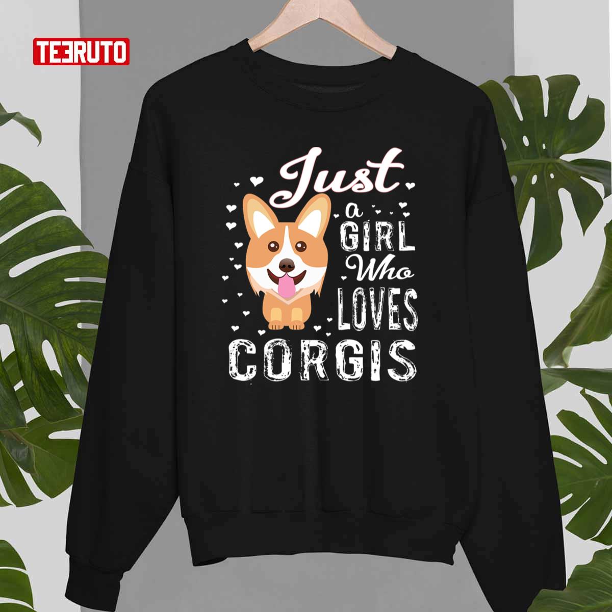 Just A Girl Who Loves Corgis Unisex Sweatshirt