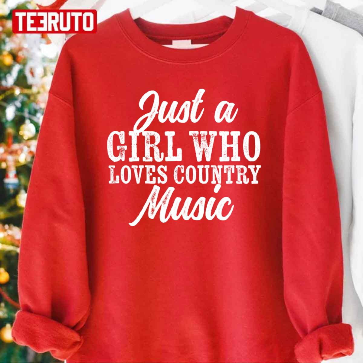 Just A Girl Who Loves Country Music Unisex Sweatshirt