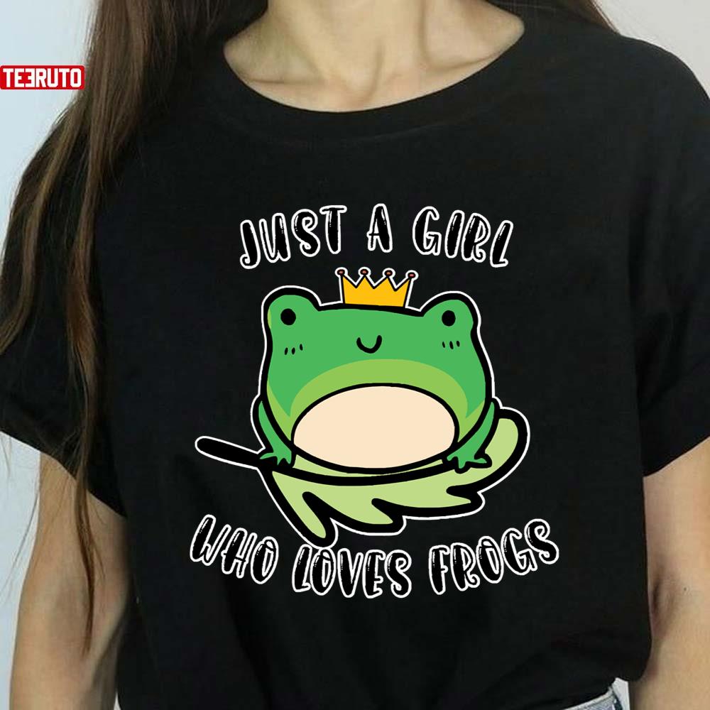 Just A Girl Who Loves Cute Frog Prince Unisex T-Shirt