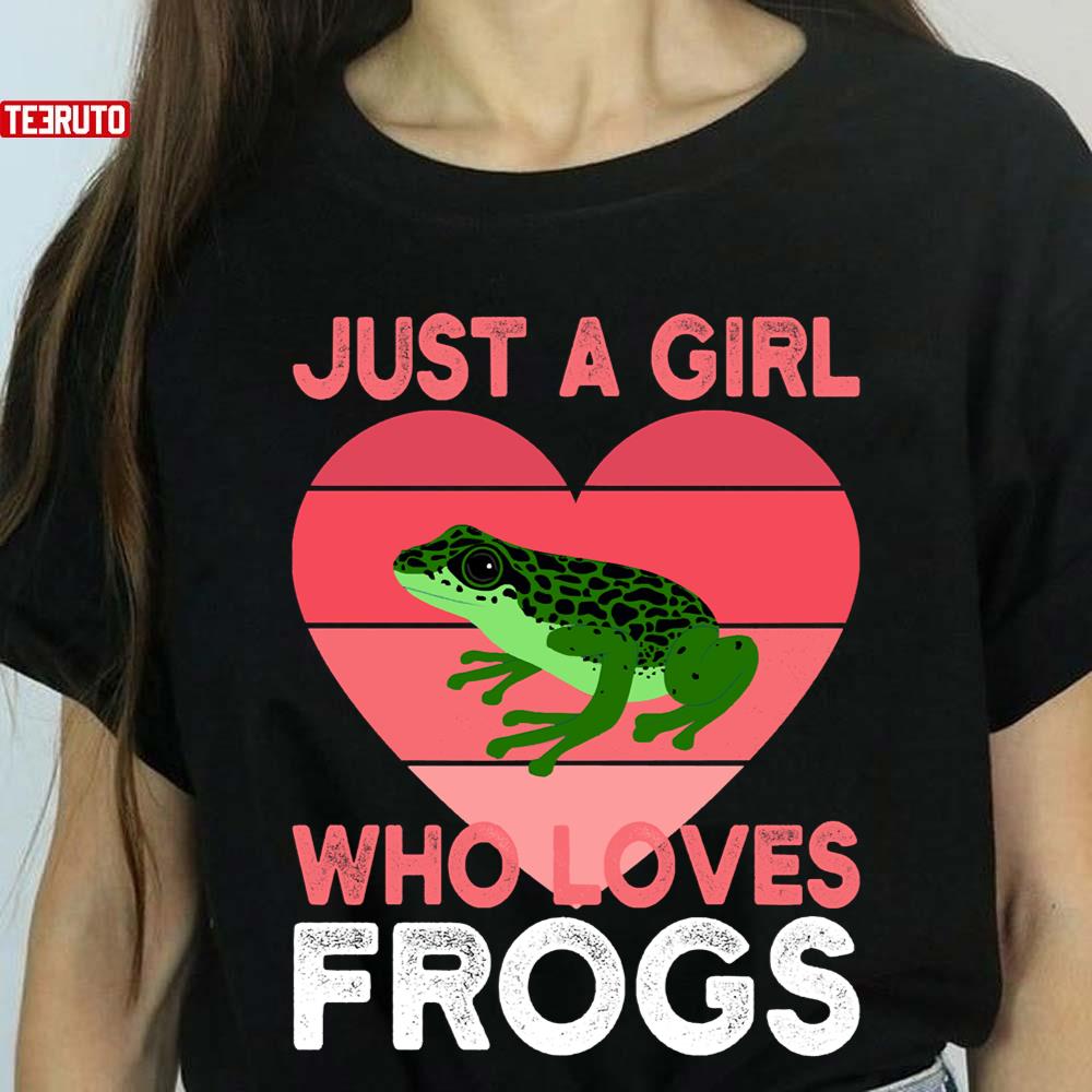Just A Girl Who Loves Frogs Unisex T-Shirt
