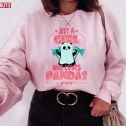 Just A Girl Who Loves Pandas Unisex Sweatshirt