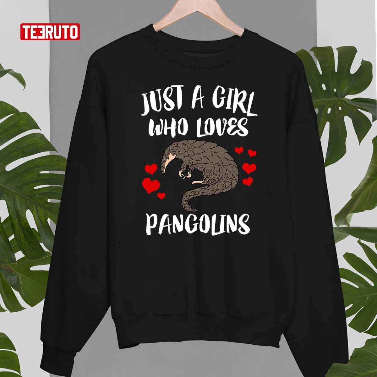 Just A Girl Who Loves Pangolins Unisex Sweatshirt
