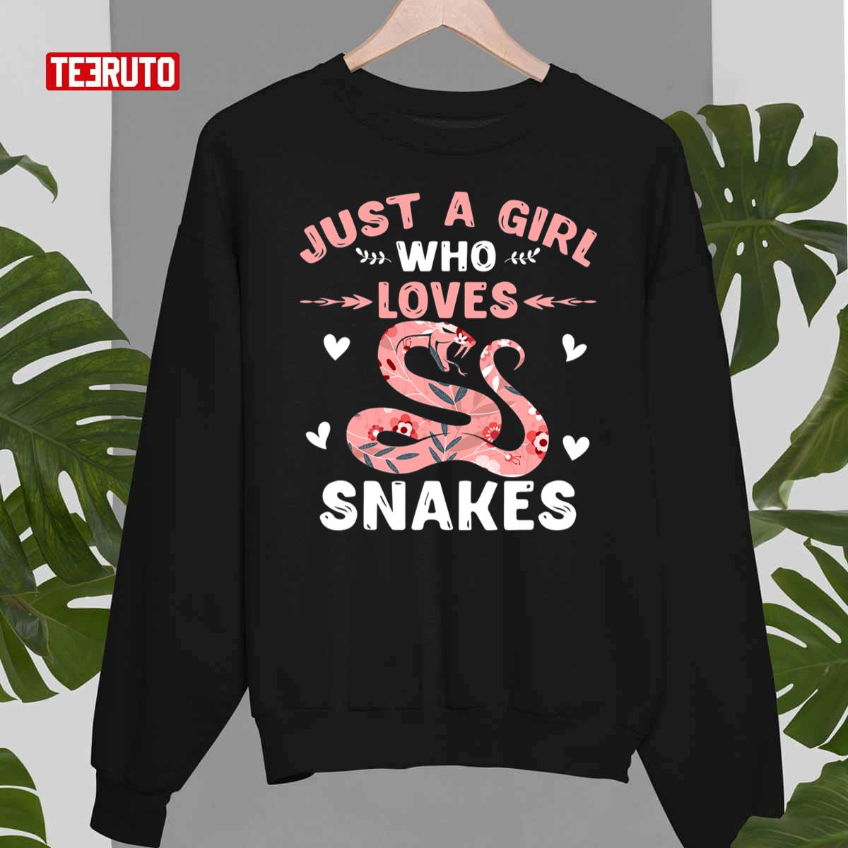 Just A Girl Who Loves Snakes Unisex Sweatshirt