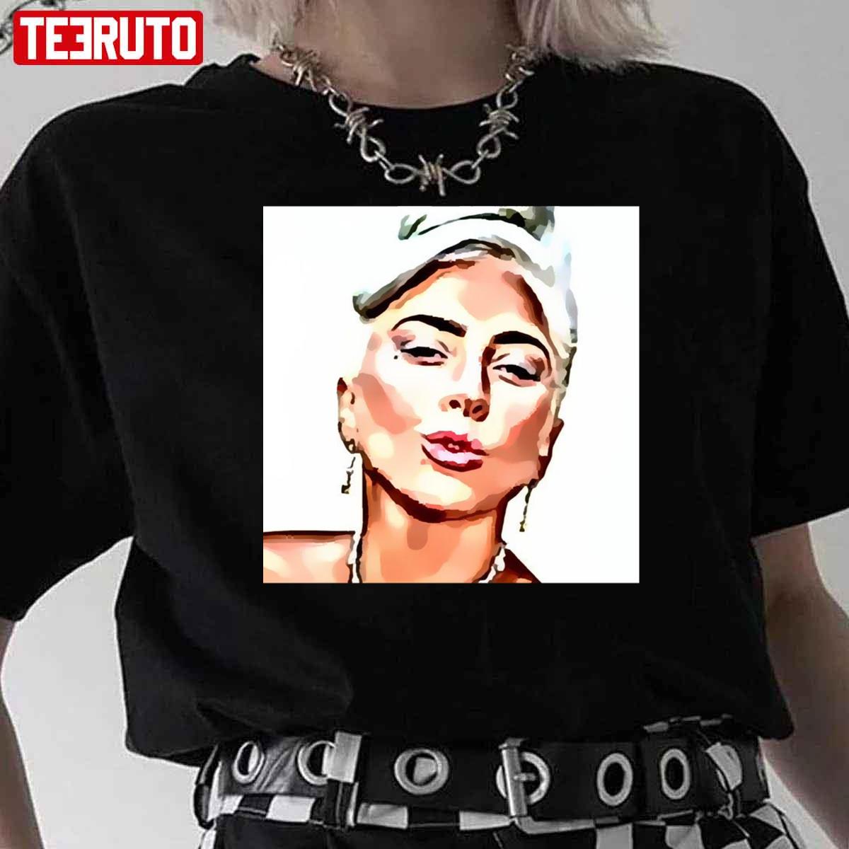 Lady Gaga Draw Unisex T-Shirt