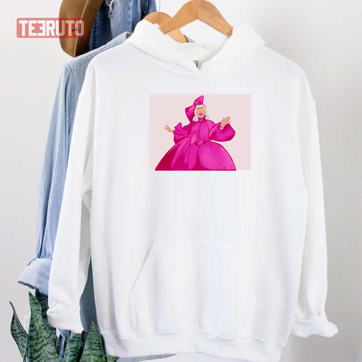 Lady Gaga Iconic The Met Pink Dress Unisex Sweatshirt