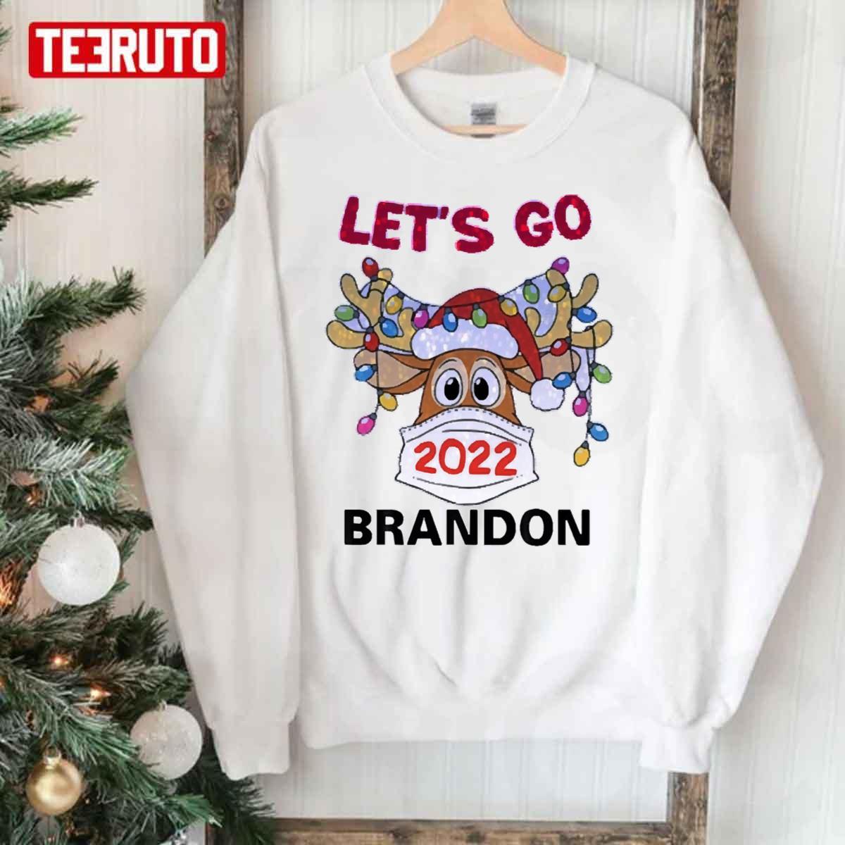 Let’s Go Brandon Christmas 2022 Reindeer Unisex Sweatshirt