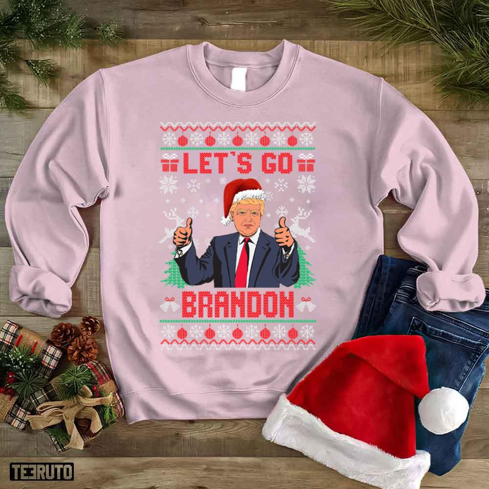 Let’s Go Brandon Christmas Funny Trump Ugly Unisex Sweatshirt