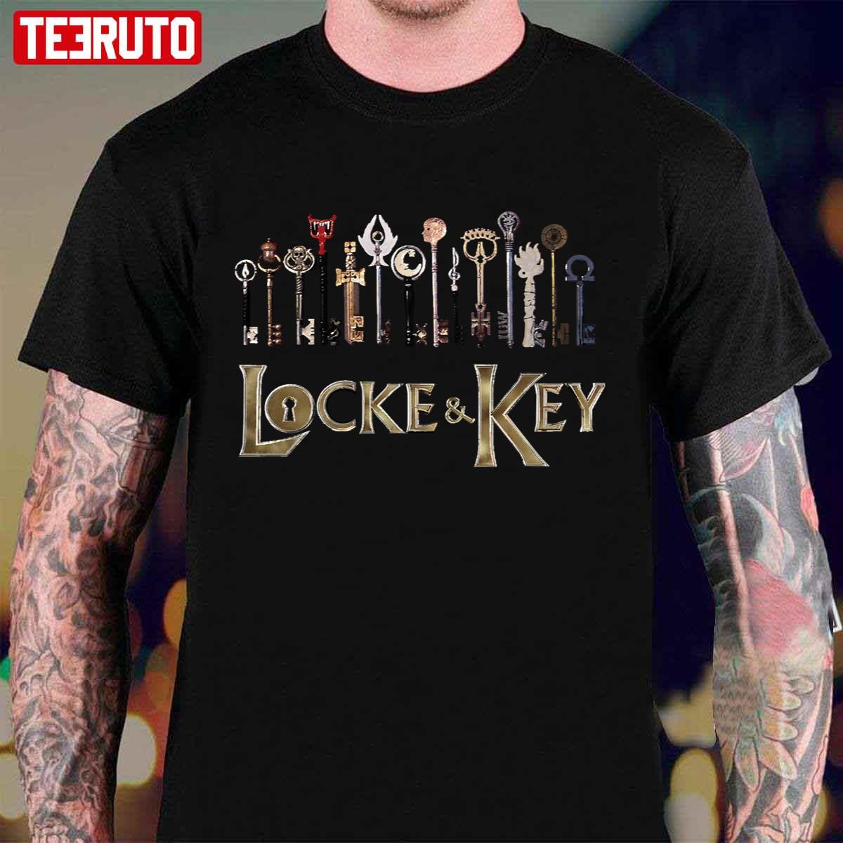 Locke And Key Movie Netflix All Keys Unisex T-Shirt