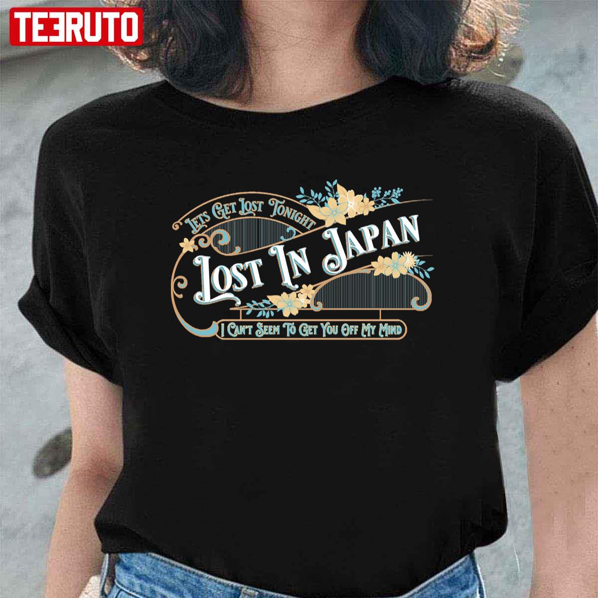 Lost In Japan Shawn Mendes Song Lyrics Vintage Unisex T-Shirt