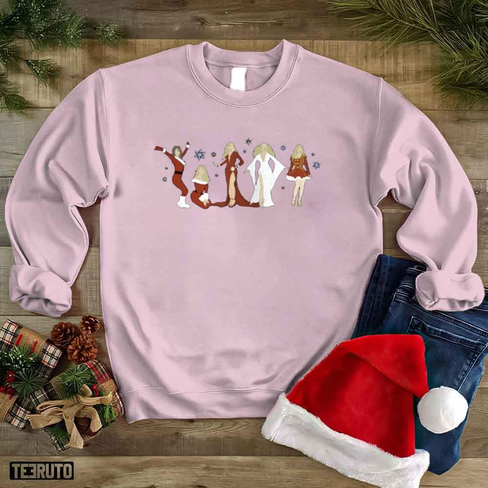 Mariah Carey Christmas Eras Happy Holidays Unisex Sweatshirt