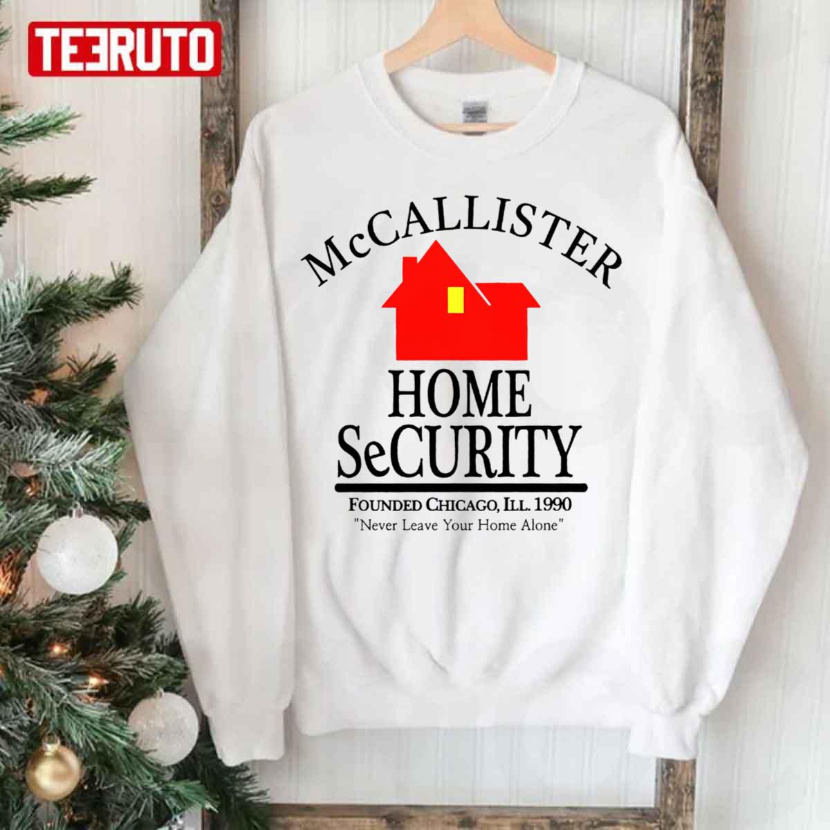 McCallister Home Security Christmas 90s Movie Unisex Sweatshirt