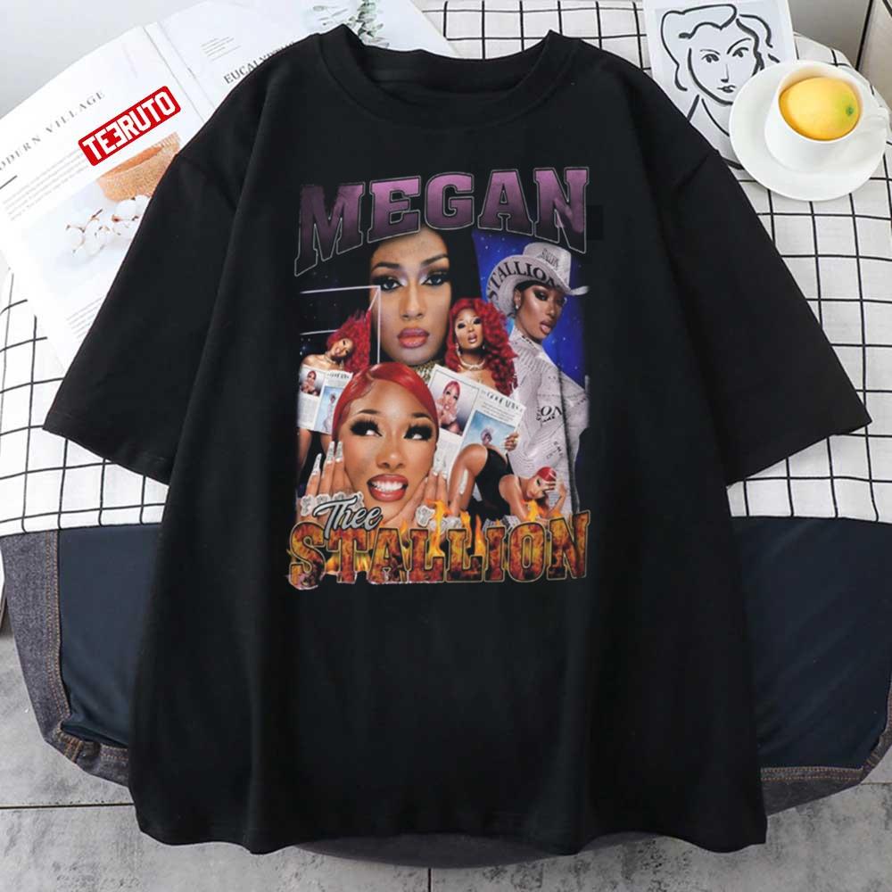 Megan Thee Stallion Rapper 90s Bootleg Unisex T-Shirt