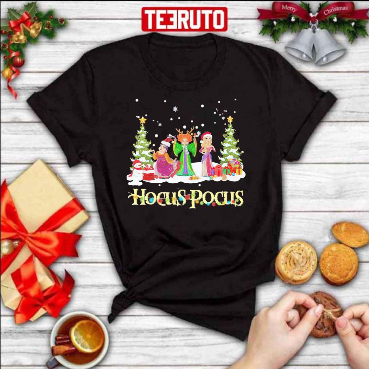 Merry Christmas Hocus Pocus Light Snow Unisex T-Shirt