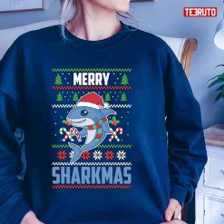 Merry Sharkmas Ugly Chirstmas Unisex Sweatshirt