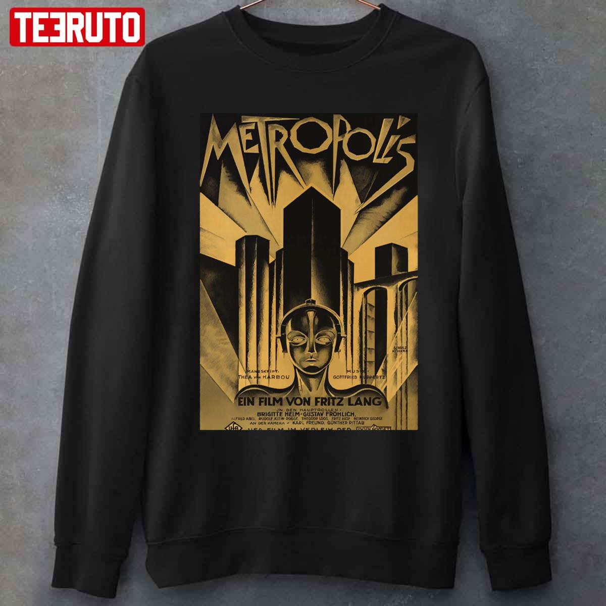 Metropolis Fritz Lang 1926 Vintage Movie Unisex Sweatshirt