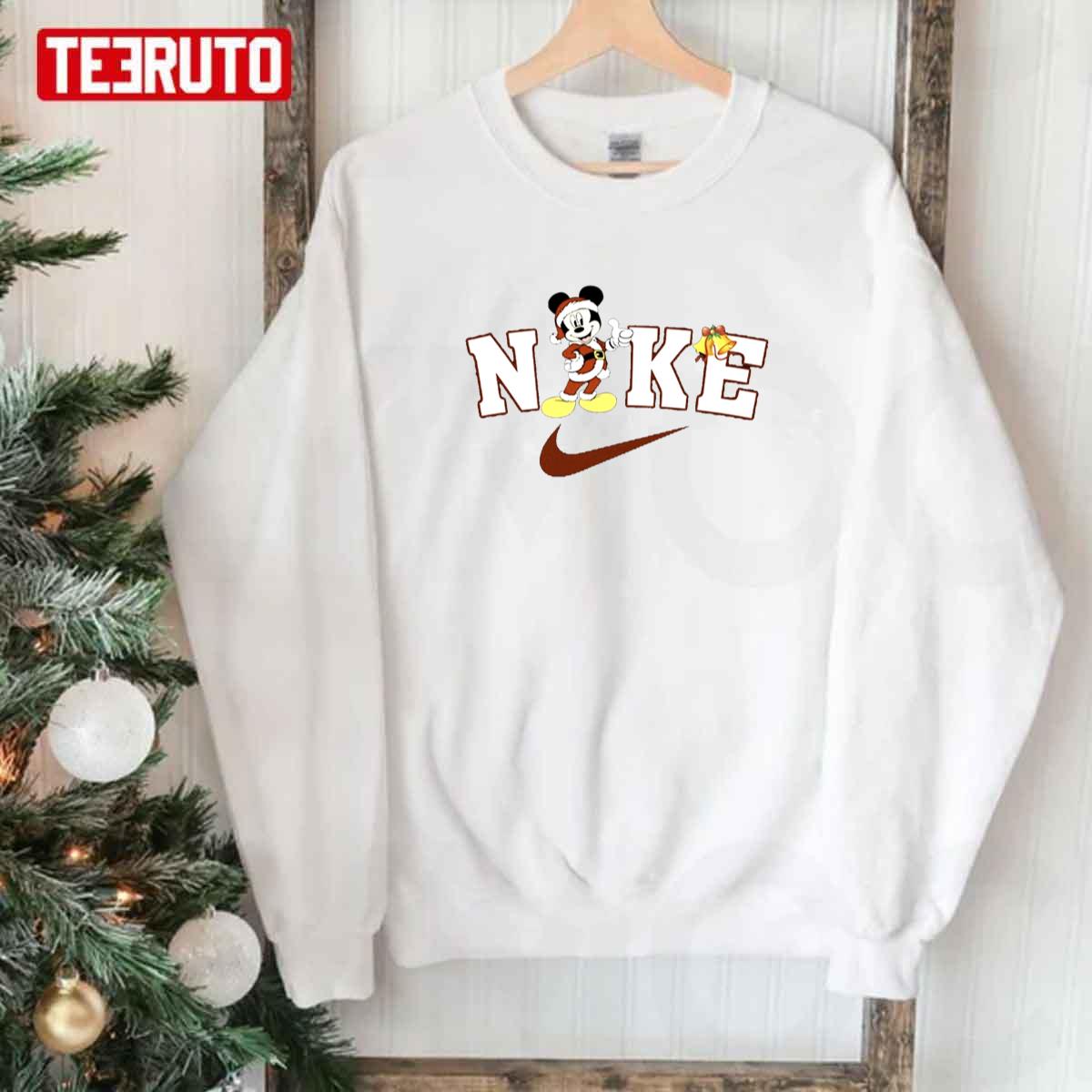 Mickey Nike Christmas Unisex Sweatshirt