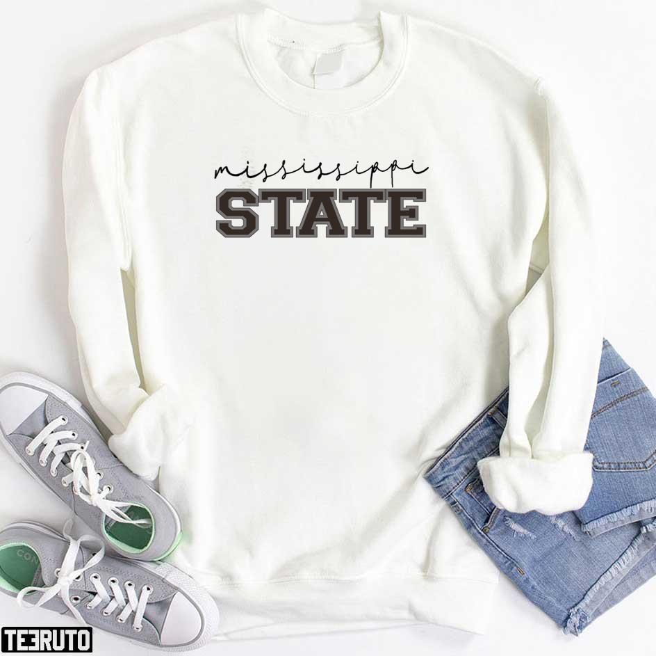 Mississippi State Aesthetic Clothing Unisex Sweatshirt