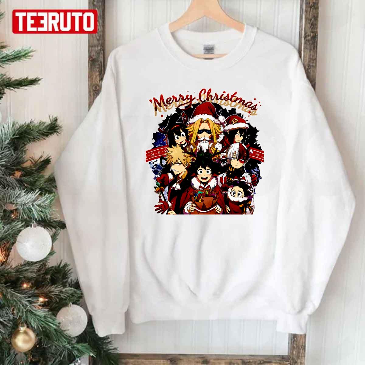 My Hero Academia Anime Christmas Unisex Sweatshirt
