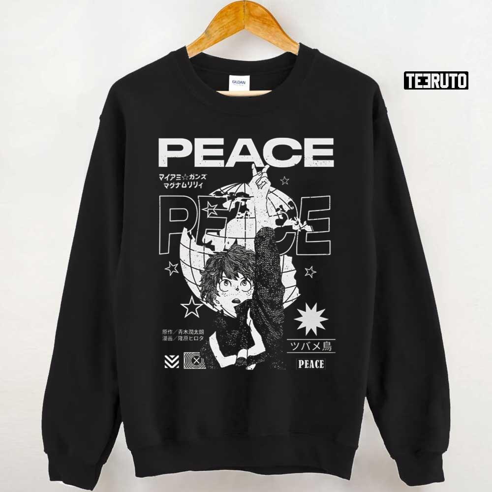 My Hero Academia Anime Izuku Midoriya PEACE Unisex Sweatshirt