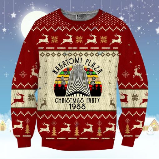 Nakatomi Plaza Christmas Party 1988 Wool Knitted Sweater