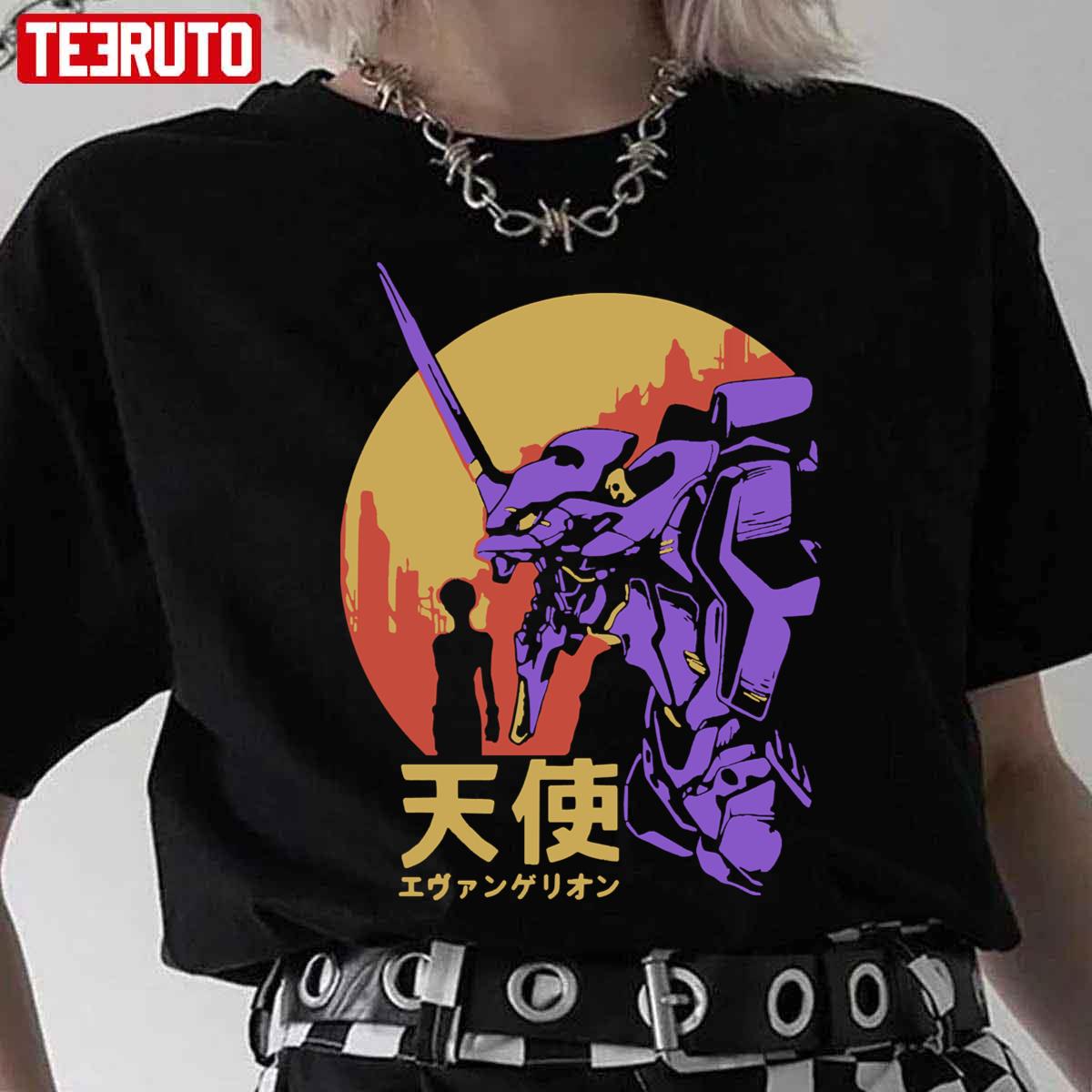 Neon Genesis Evangelion Retro Vintage Unisex T-Shirt