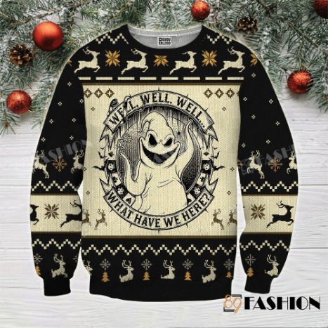 Nightmare Before Christmas Well Well Well Wool Knitted Sweater