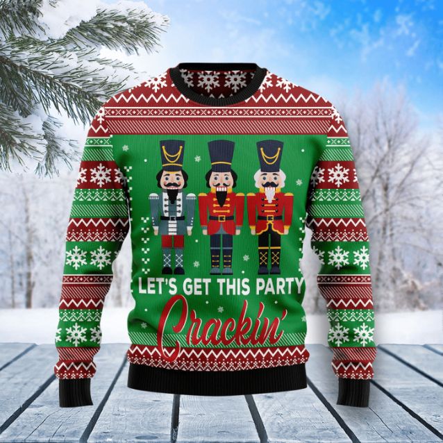 Nutcracker Party Cracking All Over Printed Sweater