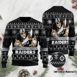 Oakland Raiders All Over Printed Sweater