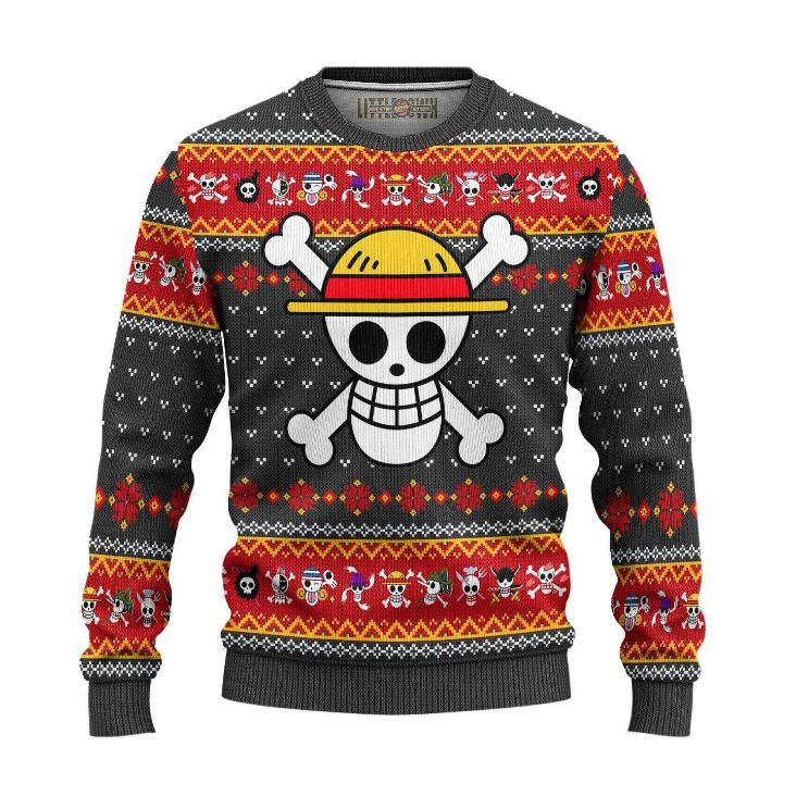 One Piece Anime All Over Printed Sweater - Teeruto