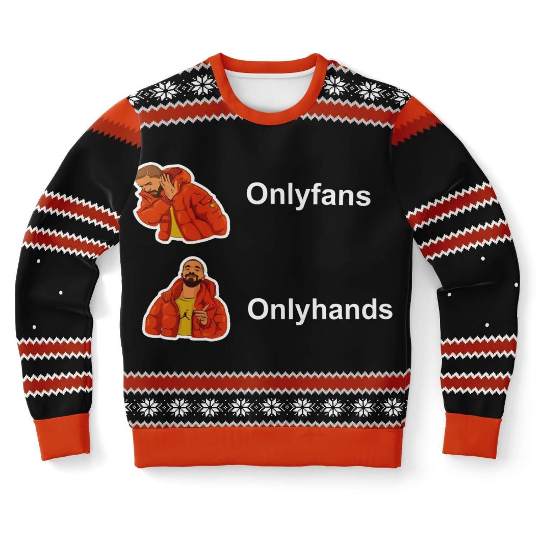 Onlyfans-onlyhands Christmas All Over Printed Sweater