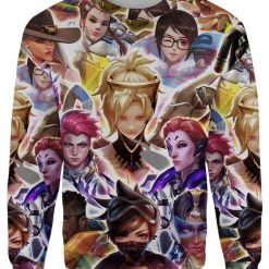 Overwatch Characters All Over Printed Sweater