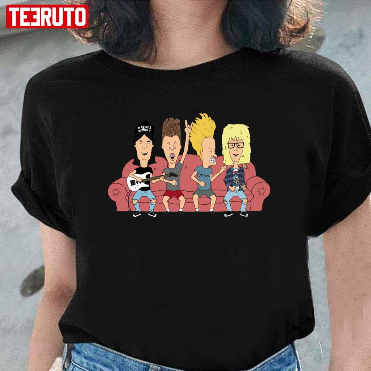Party On Couch Beavis And Butthead Unisex T-Shirt