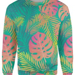 Pastel Tropical All Over Printed Sweater