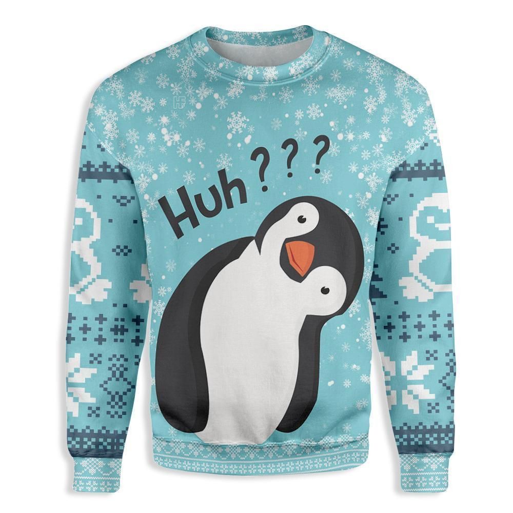 Penguin Huh All Over Printed Sweater