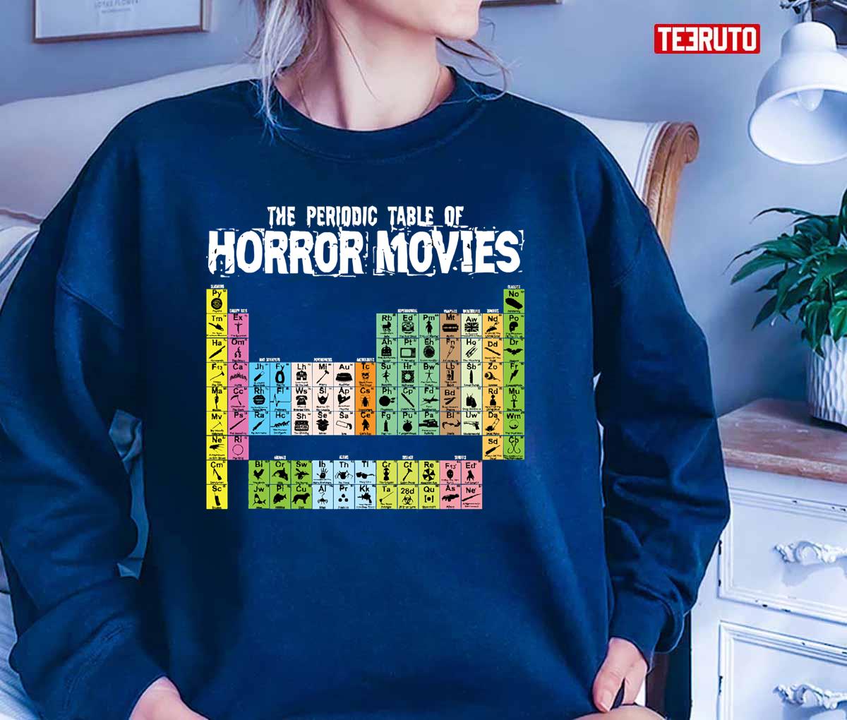 periodic-table-of-horror-movies-unisex-sweatshirt-teeruto