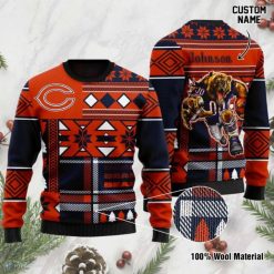 Personalized Chicago Bears All Over Printed Sweater