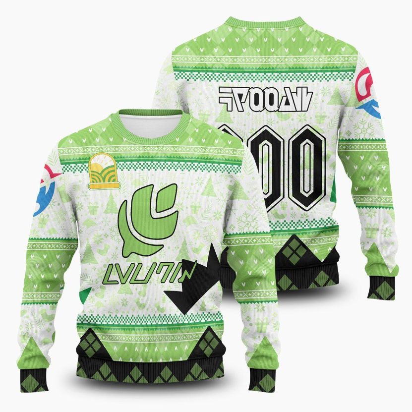 Personalized Pokemon Grass Uniform All Over Printed Sweater
