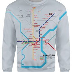 Philadelphia Subway All Over Printed Sweater