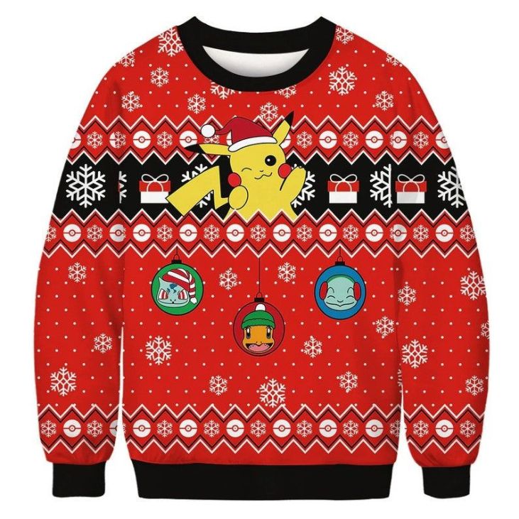 Pikachu All Over Printed Sweater