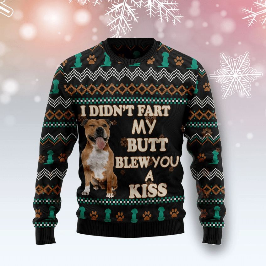 Pit Bull A Kiss 3D Sweater