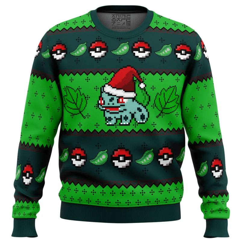 Pokemon Bulbasaur All Over Printed Sweater