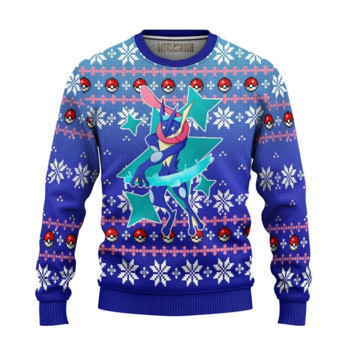 Pokemon Greninja Anime All Over Printed Sweater