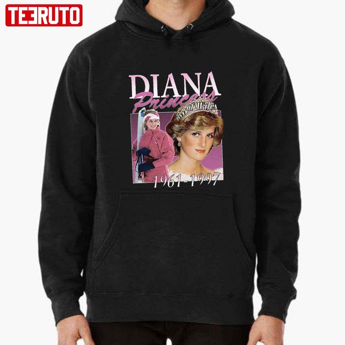 Princess Diana Vintage 90s Unisex T-Shirt - Teeruto